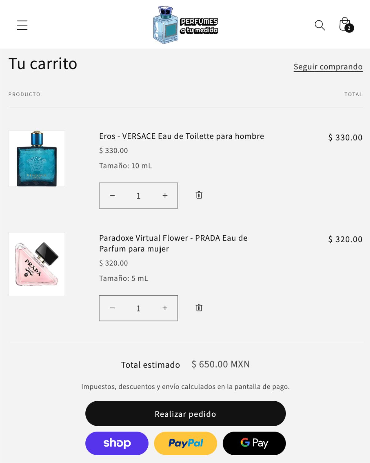1. Elige tus perfumes